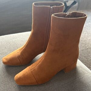 LOFT Tan Ankle Boots